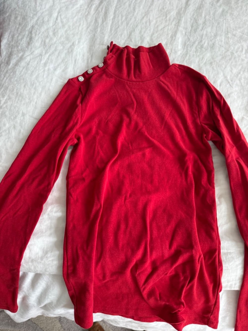 Red turtleneck - Picture 2 of 2